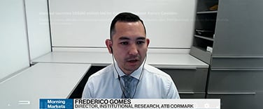 Placeholder image of Fred Gomes discussing Curaleaf’s US$260 million bid for Aurora Cannabis Inc. 