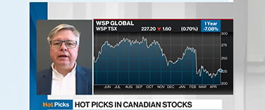 Picture of Chris Murray, MD of Institutional Equity Research, sharing his top Canadian stock picks on BNN Bloomberg.