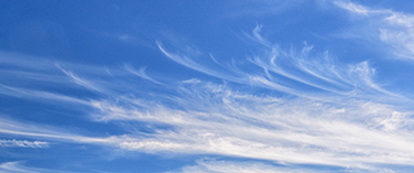 clouds in a blue sky