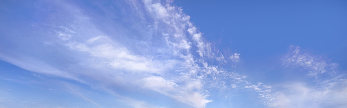 clouds in a blue sky