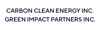 Carbon Clean Energy Inc. and Green Impact Partners Inc.