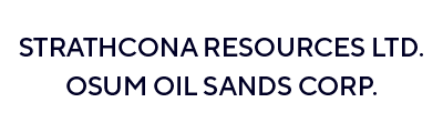  Strathcona Resources Ltd. and Osum Oil Sands Corp.